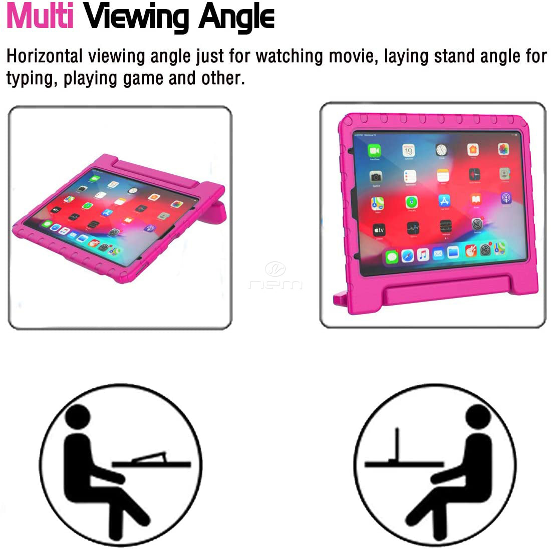 iPad 10th Gen 2022 (10.9") KICKSTAND CASE HYB04A Pink