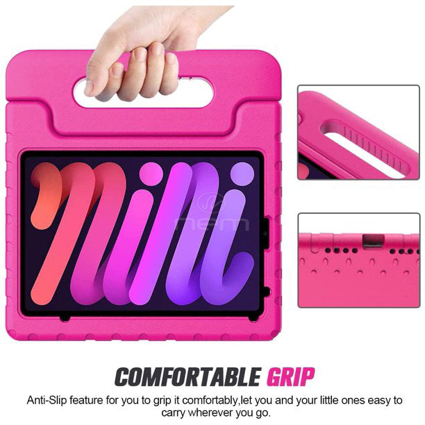 IPAD Mini 6 Tough Hybrid Kickstand Case HYB04A Pink