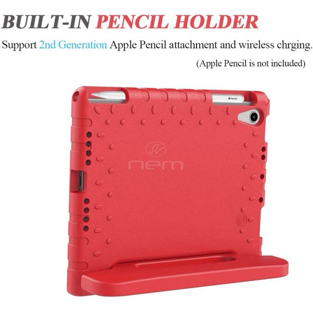 IPAD Mini 6 Tough Hybrid Kickstand Case HYB04A Red