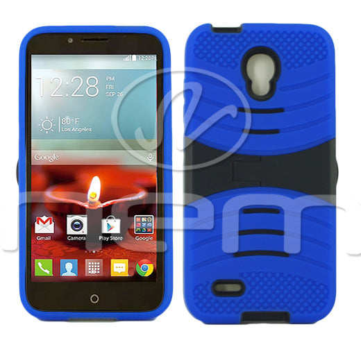 Alcatel One Touch Conquest 7046T Hybrid Case 08 with Stand Light Blue/...