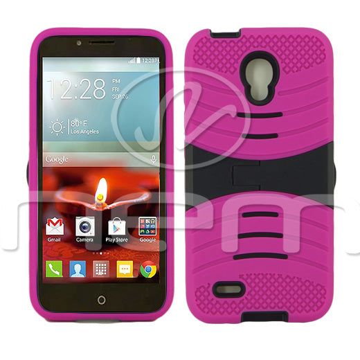 Alcatel One Touch Conquest 7046T Hybrid Case 08 with Stand Light Pink/...