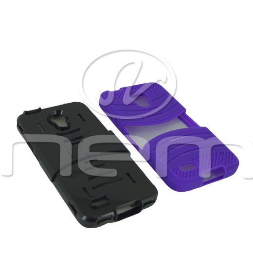 Alcatel One Touch Conquest 7046T Hybrid Case 08 with Stand Light Purpl...