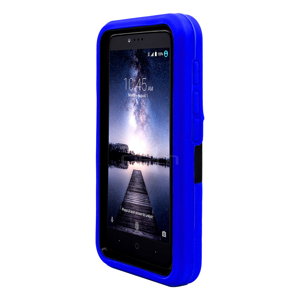 Alcatel Dawn/5027 Hybrid Case 08 w. stand Blue