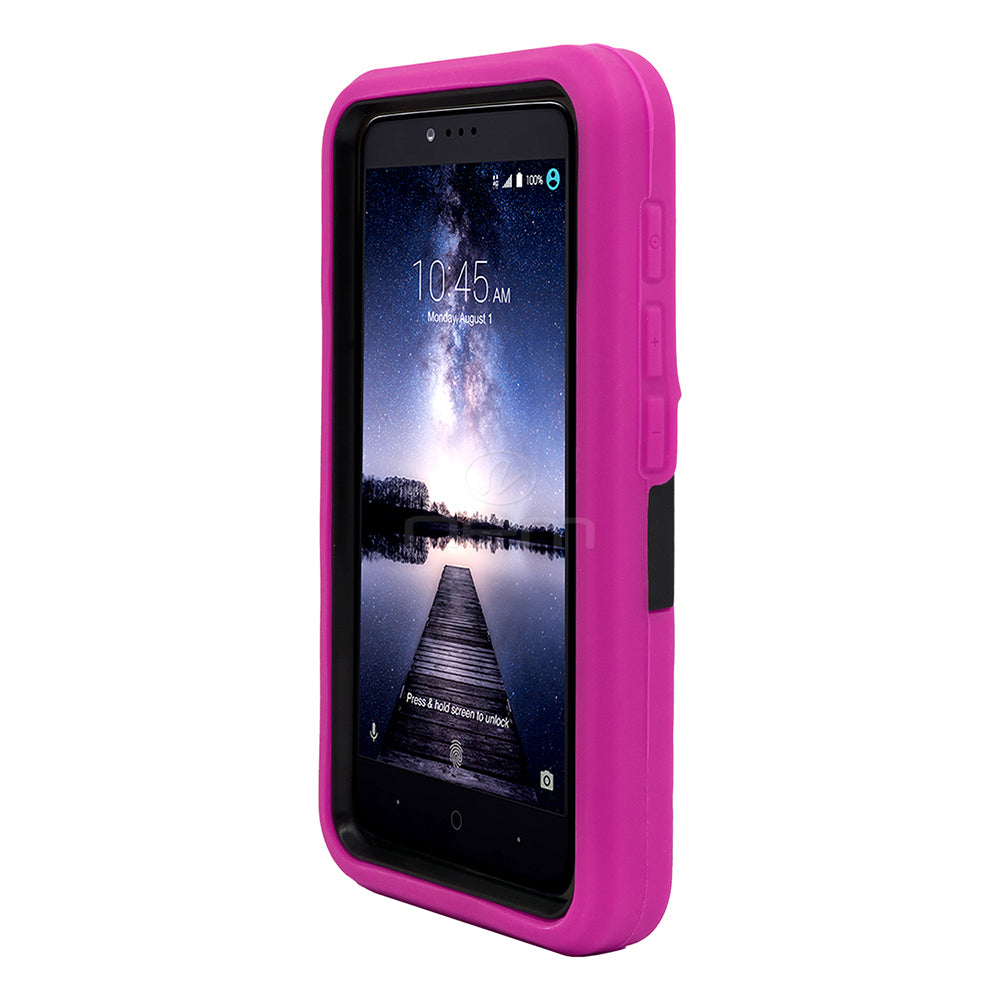 Alcatel Dawn/5027 Hybrid Case 08 w. stand Pink