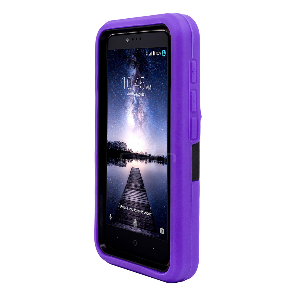 Alcatel Dawn/5027 Hybrid Case 08 w. stand Purple