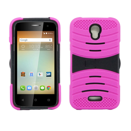 Alcatel One Touch Elevate 5017 Hybrid Case 08 withstand Pink Skin/Blac...