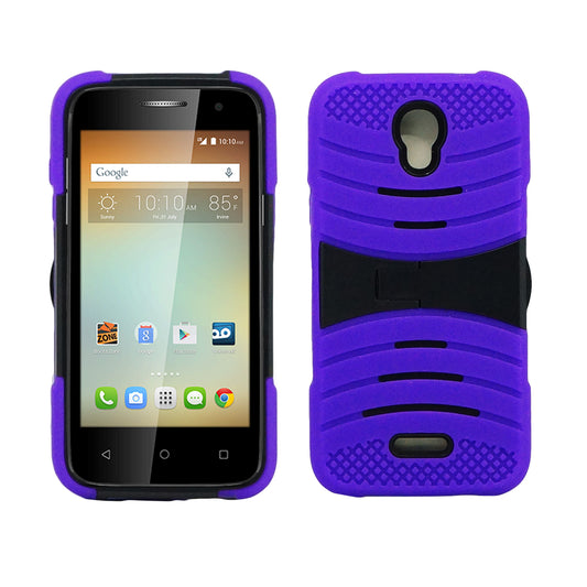 Alcatel One Touch Elevate 5017 Hybrid Case 08 withstand Purple Skin/Bl...