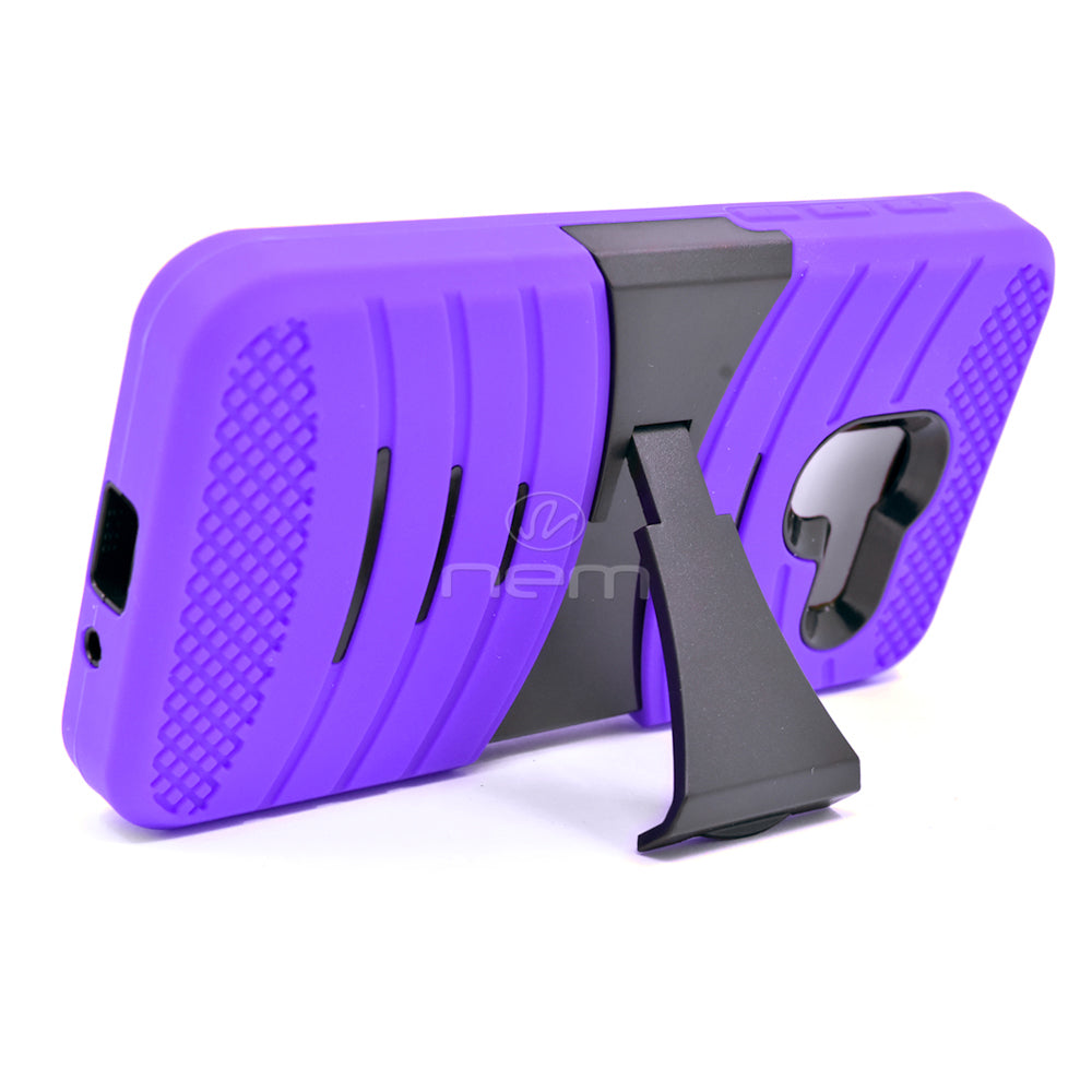 Alcatel Tru Hybrid Case 08 w. stand Purple