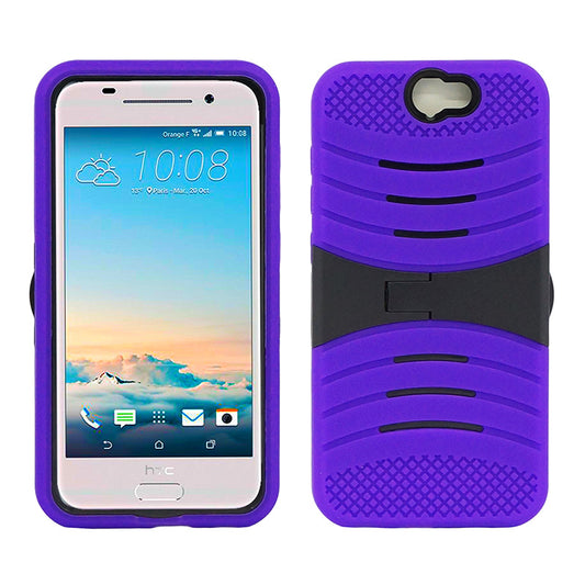 HTC One A9 Hybrid Case08 with stand Purple/Black