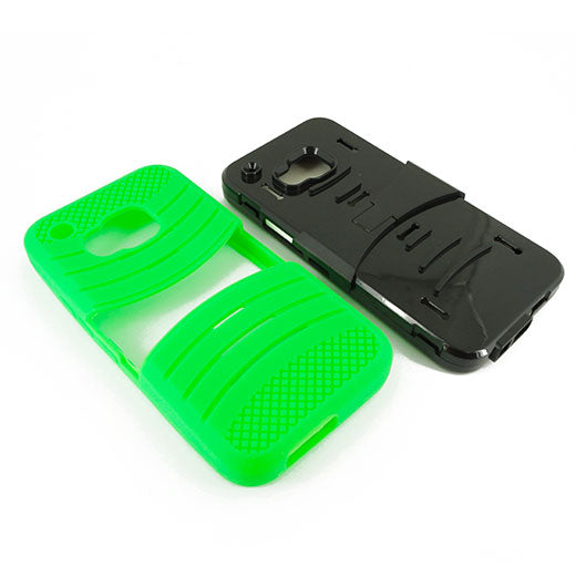 HTC One M9 Hybrid Case 08 with Stand Green/Black