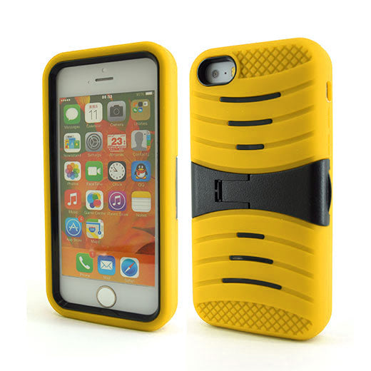 Apple iPhone 5C Hybrid Case 08 with Stand Yellow/Black