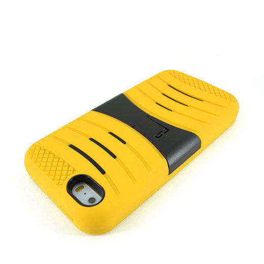 Apple iPhone 5C Hybrid Case 08 with Stand Yellow/Black