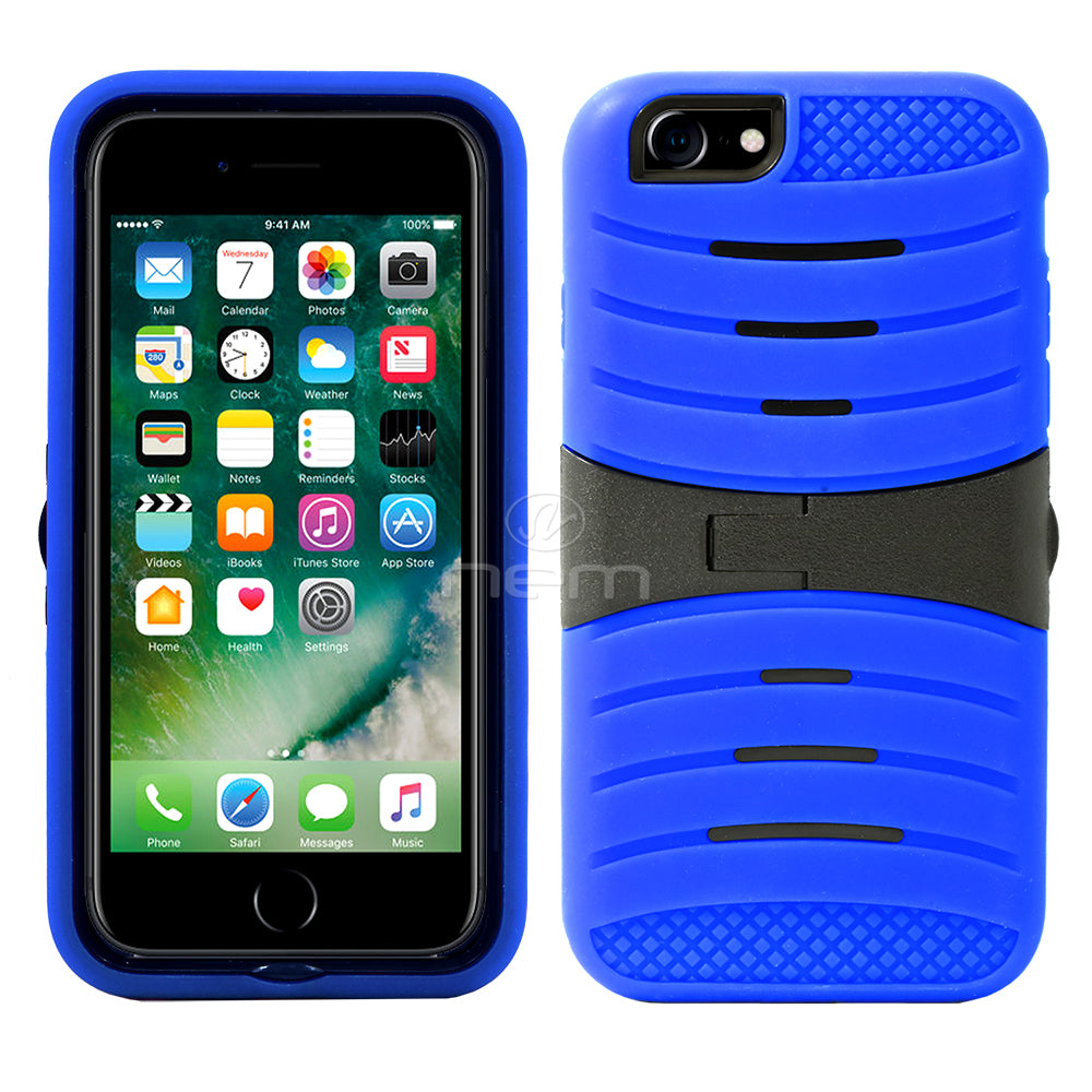 Apple iPhone7 Hybrid Case 08 w. stand Dark Blue