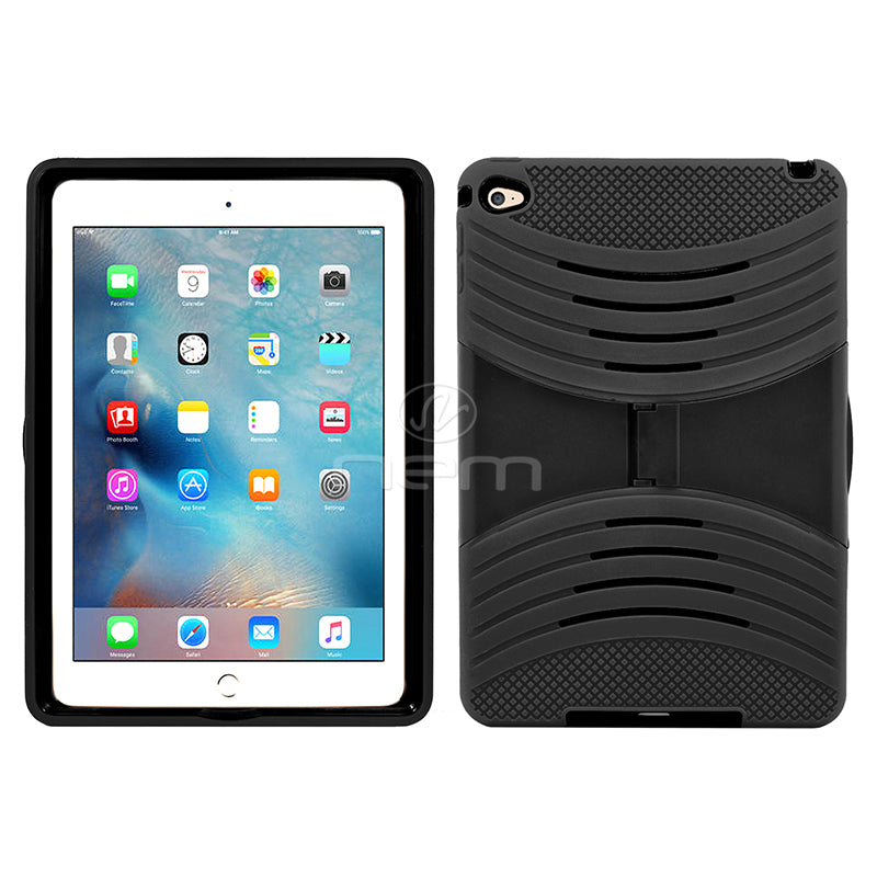 Apple Ipad Mini 4 Hybrid Case 08 With Stand Black/Black