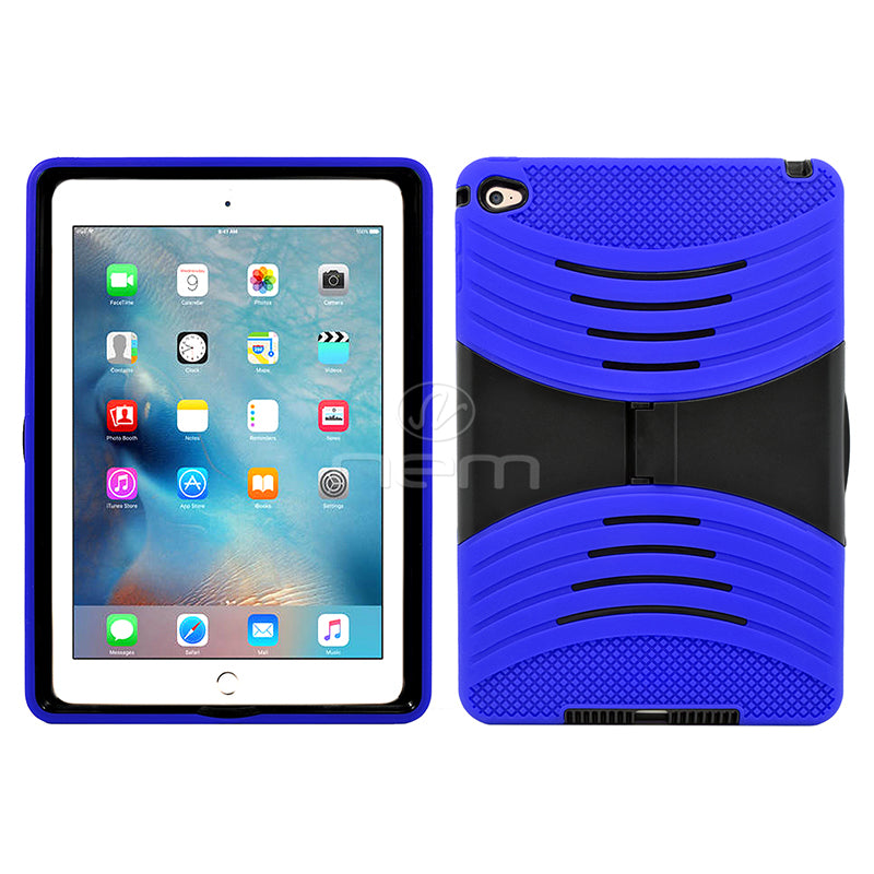 Apple Ipad Mini 4 Hybrid Case 08 With Stand Blue/Black