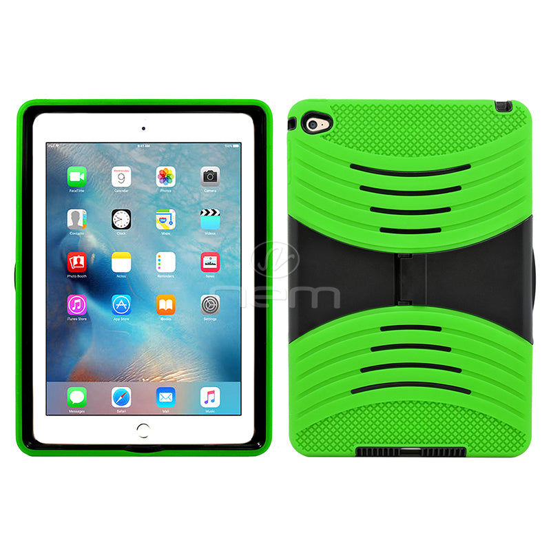 Apple Ipad Mini 4 Hybrid Case 08 With Stand Green/Black