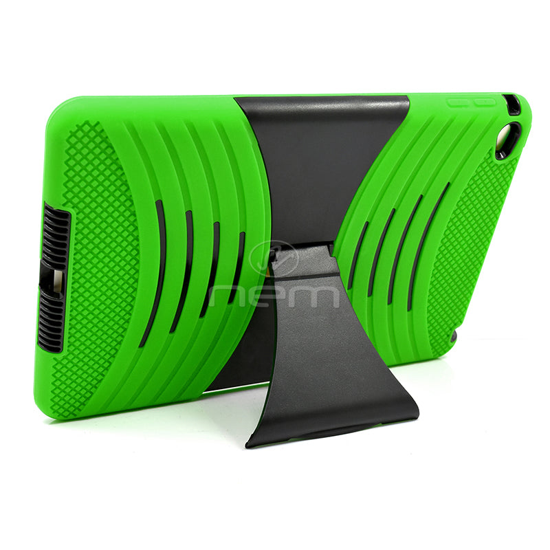 Apple Ipad Mini 4 Hybrid Case 08 With Stand Green/Black