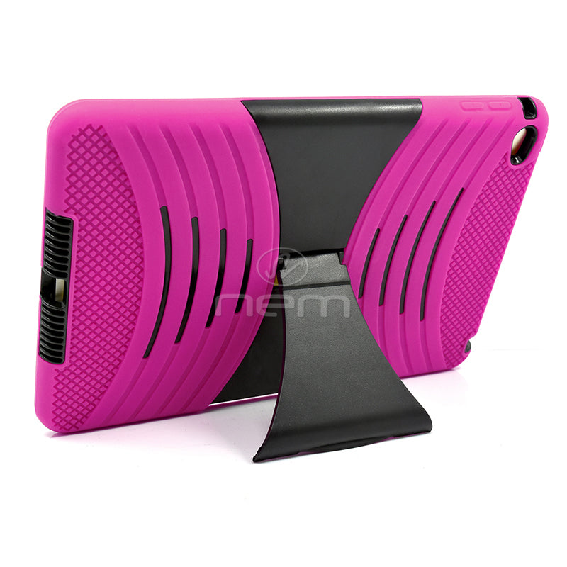 Apple Ipad Mini 4 Hybrid Case 08 With Stand Pink/Black