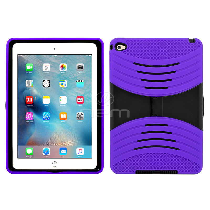 Apple Ipad Mini 4 Hybrid Case 08 With Stand Purple/Black