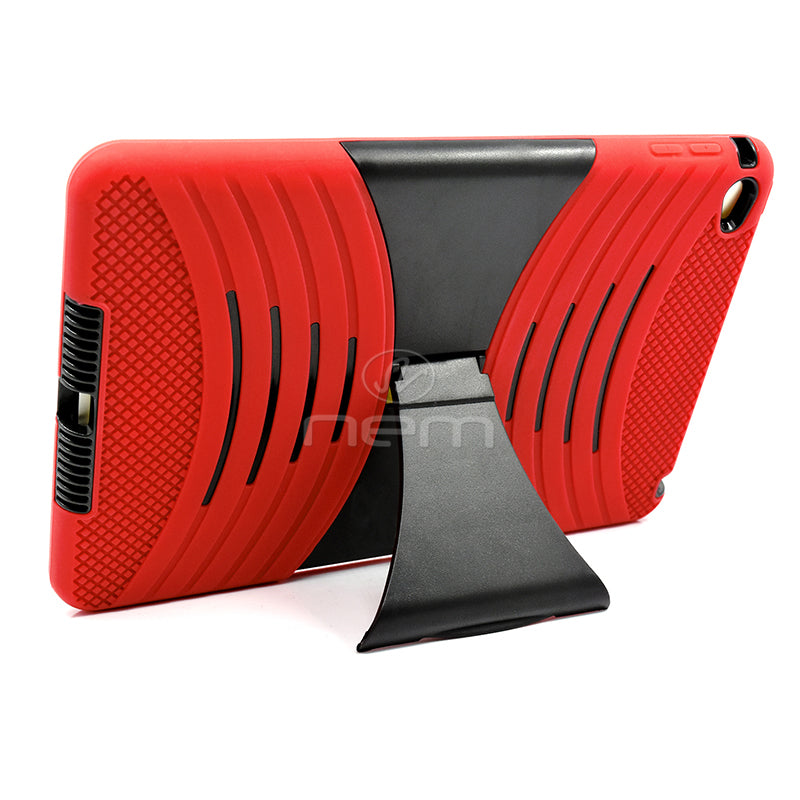 Apple Ipad Mini 4 Hybrid Case 08 With Stand Red/Black