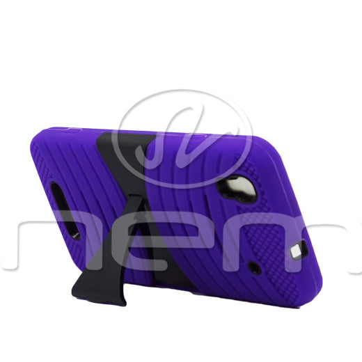 ZTE Grand X Max Plus Hybrid Case 08 with Stand Light Purple/Black
