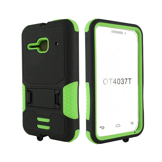 Alcatel One Touch Evolve 2 Hybrid Case11 withstand Black/Green