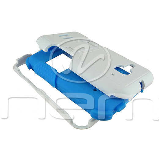 Alcatel One Touch Evolve 2 Hybrid Case11 withstand White/Blue