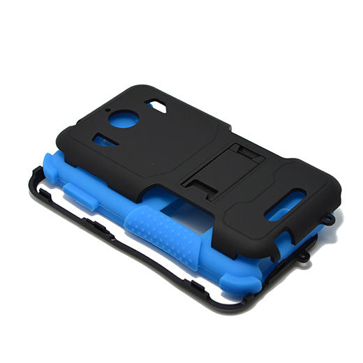 HTC Desire 510 Hybrid Case11 with Stand Blue skin/Black