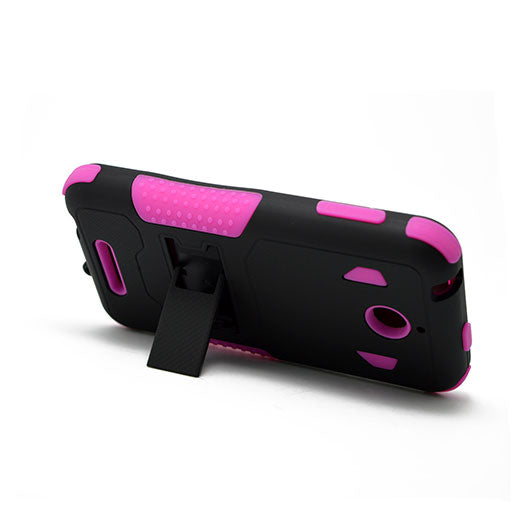 HTC Desire 510 Hybrid Case11 with Stand Hot Pink skin/Black