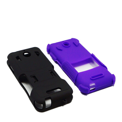 HTC Desire 510 Hybrid Case 11 with Stand Black/Purple