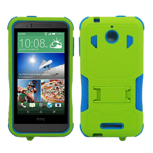 HTC Desire 510 Hybrid Case 11 with Stand Green/Blue