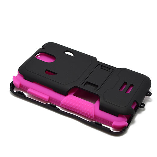 HTC Desire 610 Hybrid Case11 with Stand Hot Pink skin/Black