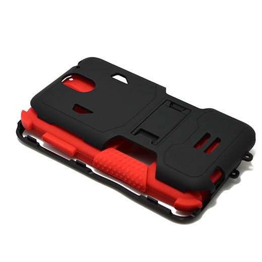 HTC Desire 610 Hybrid Case11 with Stand Red skin/Black