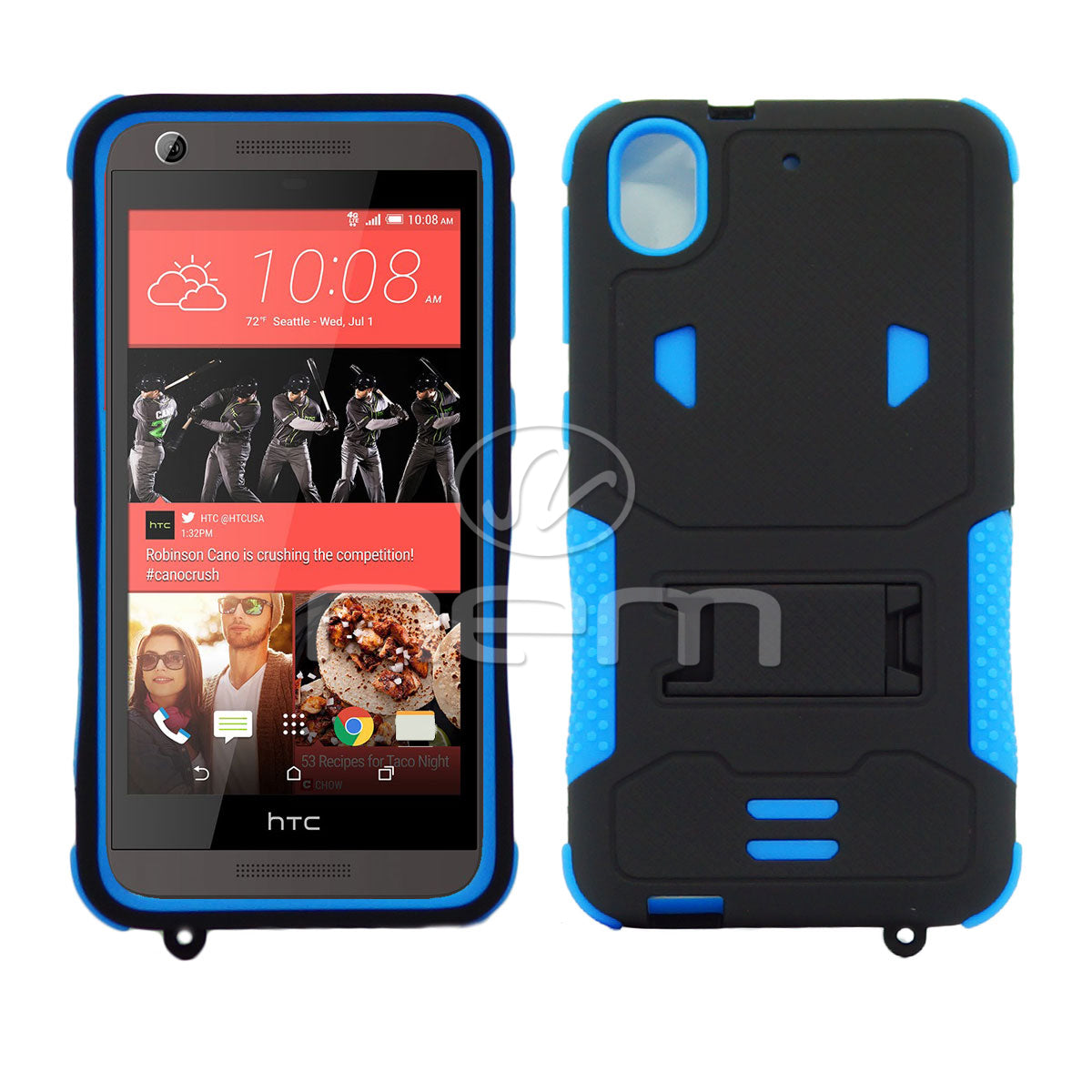 HTC Desire 626S Hybrid Case 11 with Stand Black/Blue