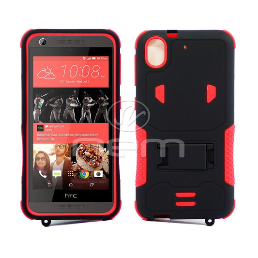 HTC Desire 626S Hybrid Case 11 with Stand Black/red