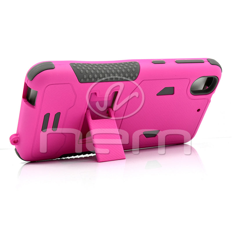 HTC Desire 626S Hybrid Case 11 with Stand Pink/Gray