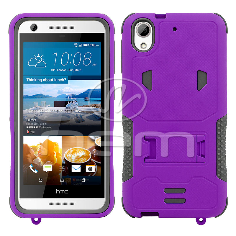 HTC Desire 626S Hybrid Case 11 with Stand Purple/Gray