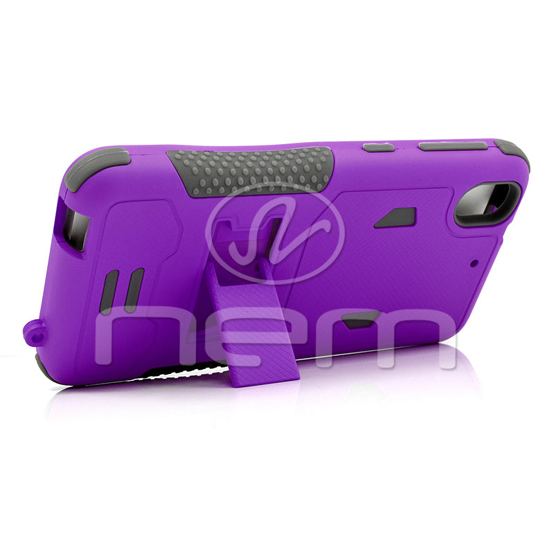 HTC Desire 626S Hybrid Case 11 with Stand Purple/Gray