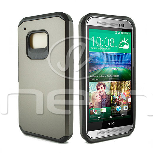 HTC One M9 Hyb16 Case Gray/Black TPU