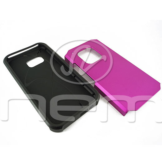 HTC One M9 Hyb16 Case Hot Pink/Black TPU