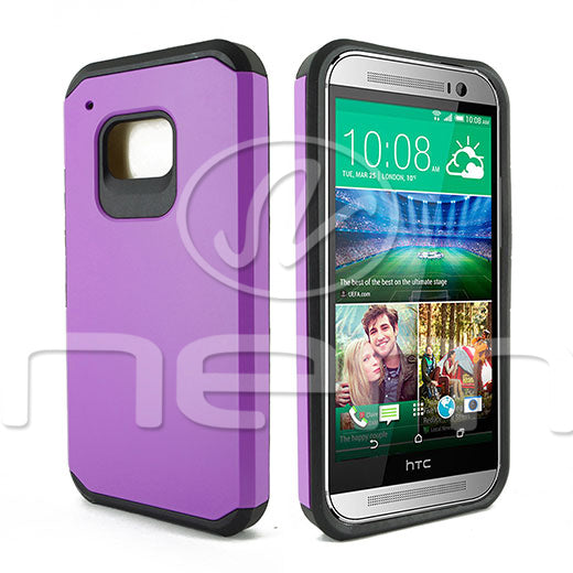 HTC One M9 Hyb16 Case Purple/Black TPU