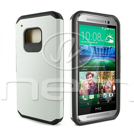 HTC One M9 Hyb16 Case White/Black TPU