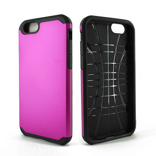 Apple iPhone 6 4.7 Hyb16 Case Hotpink/Black tpu