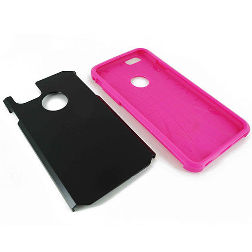 Apple iPhone 6 Hyb16 Case Black/Hotpink tpu