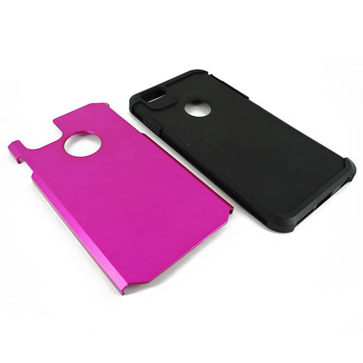 Apple iPhone 6 Plus Hyb16 Case Hot Pink/Black tpu