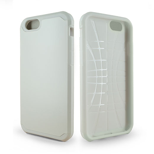 Apple iPhone 6 Plus Hyb16 Case White/White tpu