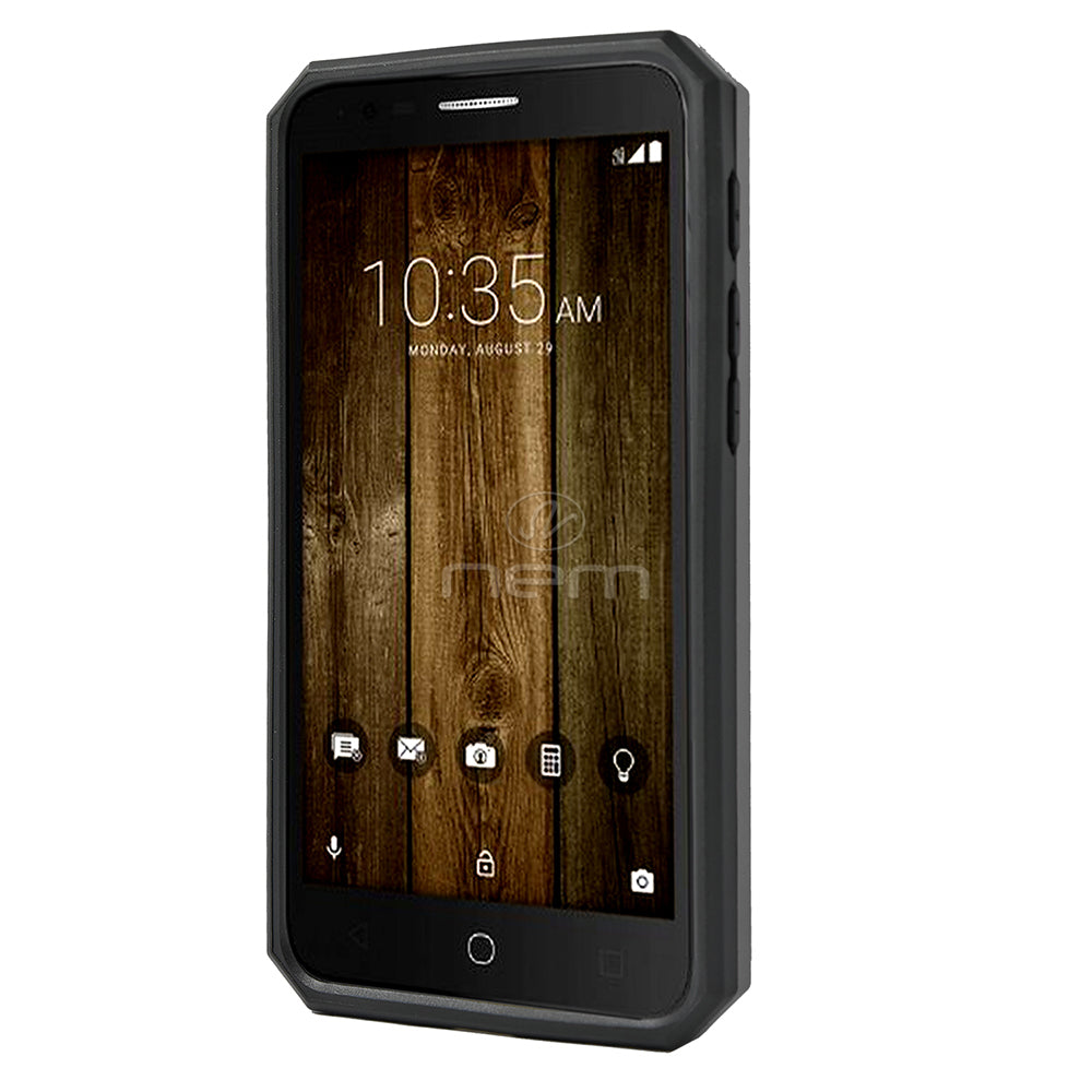 Alcatel Fierce 4/5051 Hybrid Case 19C w. Card Holder Black