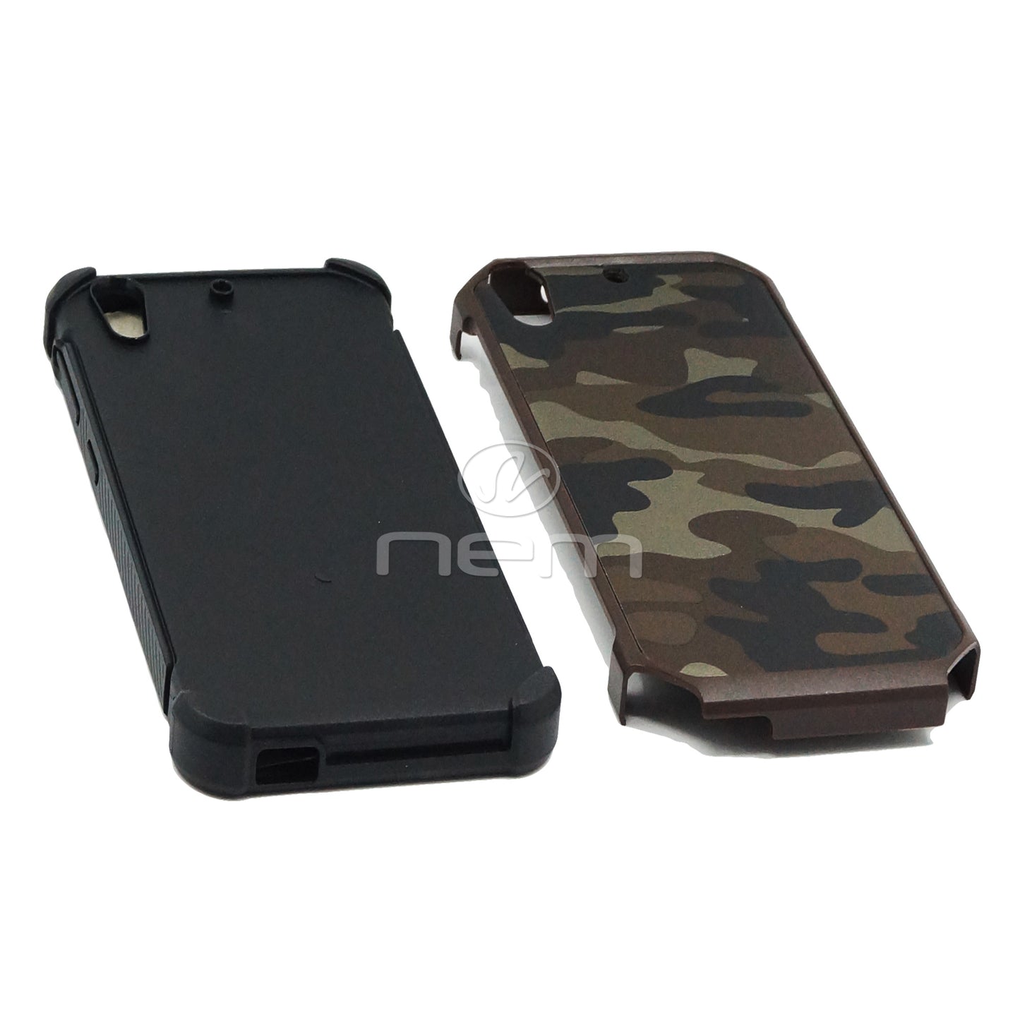 HTC Desire 626 Hybrid Case 21 Camouflage Brown