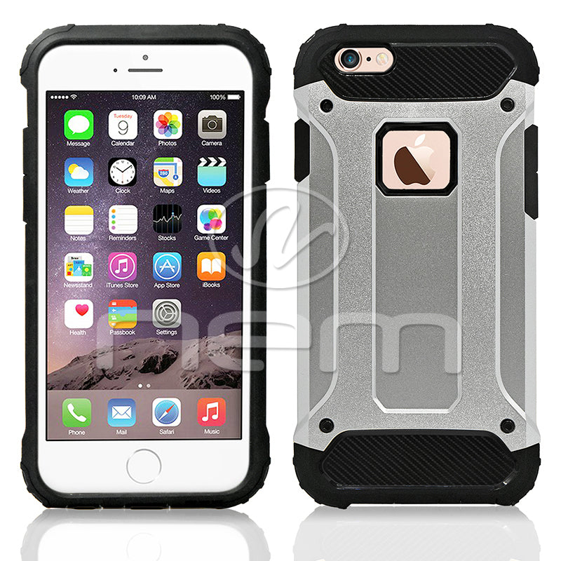 Apple iPhone 6 Plus Hybrid Case 29 Silver Color