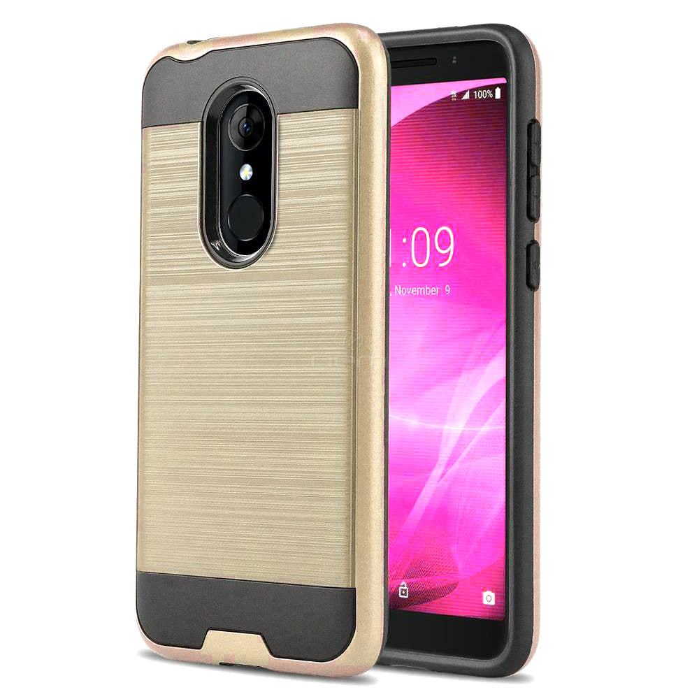 Alcatel Revvl 2/5052 Brushed Hybrid Case HYB32 Gold